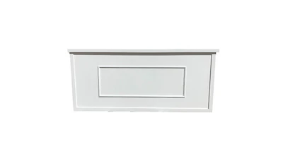 Dalix White Bar - 8ft