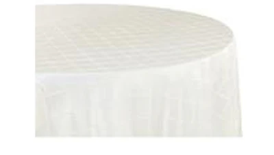 Butter Cream Pintuck 132″ Round