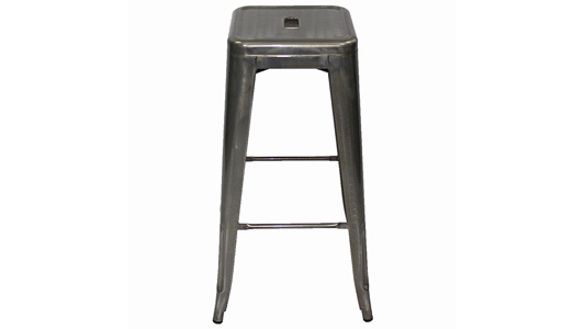 GUN METAL BAR STOOL - Grand Tents and Events