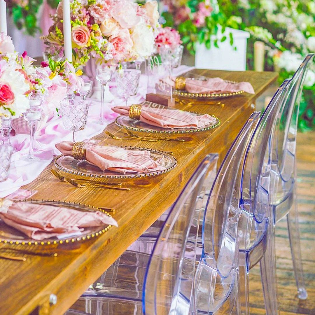 Romantic Garden Reception Tablescape