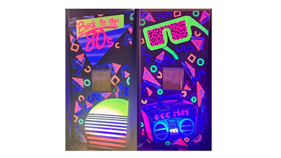 80’s Graphic Wall 8′ x 4′