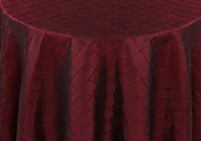 Burgundy Pintuck