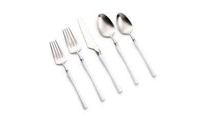Irene Silver with White Handle