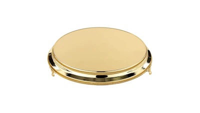Gold Cake Stand 18 in. Round