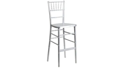 Silver Chiavari Chair Barstool