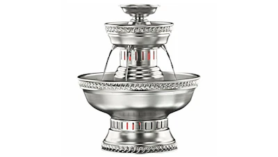 Silver Champagne Fountain 3 gallon