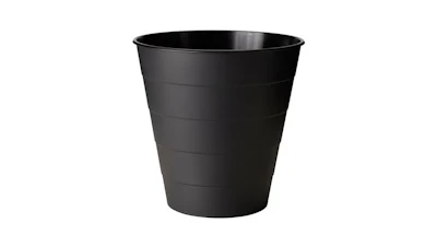 Black Trash Can 2 Gallon