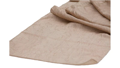 Champagne Crushed Taffeta Table Runner