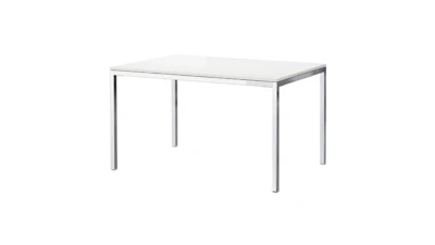 White Frost Glass Mod Lux Table