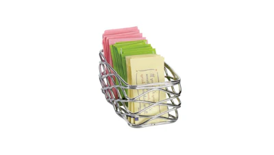 Chrome Caddy Sugar Packet Holder