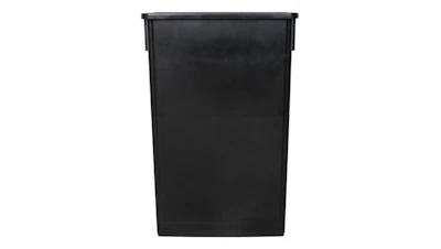 Slim Black Trash Can – 23 Gallon