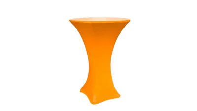 Neon Orange Spandex Table Cover – 30″ Highboy