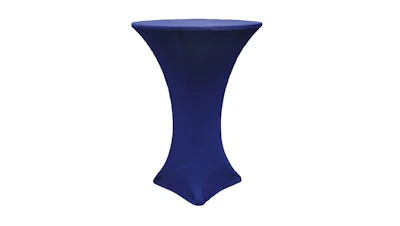 Navy Blue Spandex Table Cover – 30″ Highboy