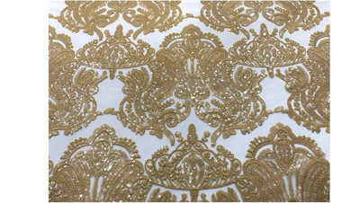 Lydia Antique Gold Overlay – 90″ Round
