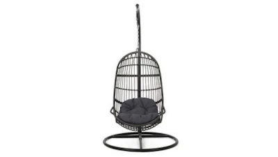Black Rattan Hanging Chair