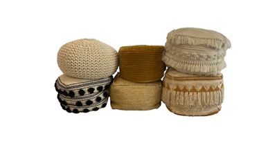 Assorted Pouf