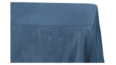 Navy Blue Faux Burlap 90″ x 156″ Rectangle