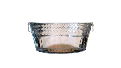 Beverage Tub – Hammered Stainless