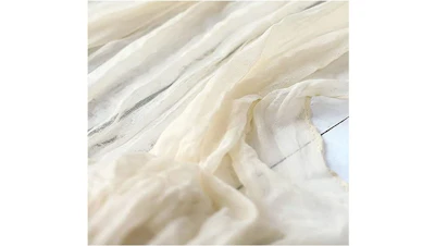 Cream Cheesecloth Table Runner