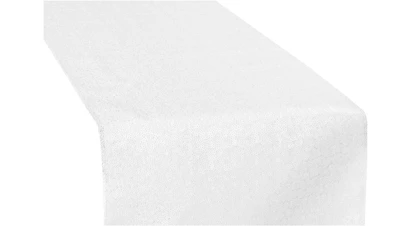 White Sequin Runner
