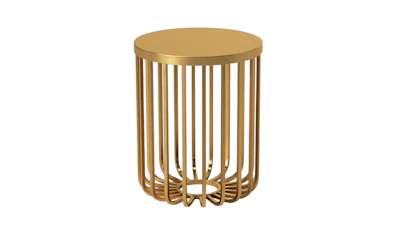 Gold Zetta Accent Table