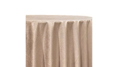 Champagne Taupe (Lux) Velvet 132″ Round
