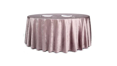 Mauve (Economy) Velvet 120″ Round