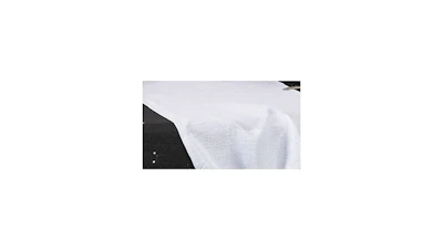 White Polyester Flax Runner