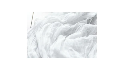 White Cheesecloth Table Runner