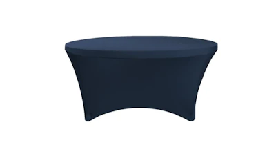 Dark Navy Spandex Table Cover- 72″ Round