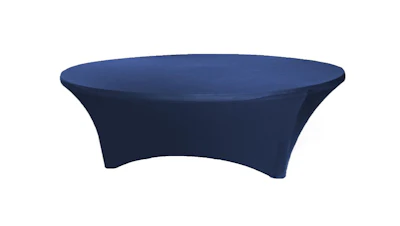 Navy Blue Spandex Table Cover – 60″ Round