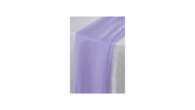 Lavender Chiffon Table Runner