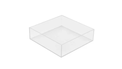 Clear Acrylic Cake Stand 22 in. Square