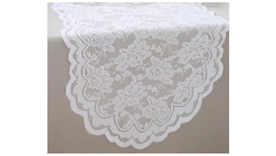 White Lace Runner