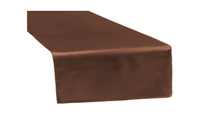 Chocolate Satin Runner
