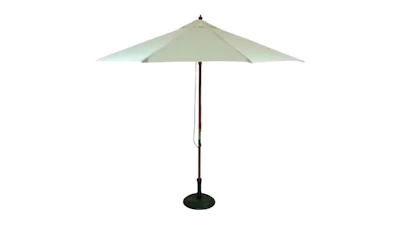 White Market Patio Umbrella