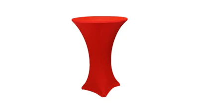 Red Spandex Table Cover – 30″ Highboy