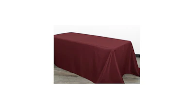 Maroon Polyester 90″ x 156″ Rectangle