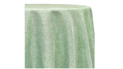 Light Sage Green Vintage Linen 132″ Round