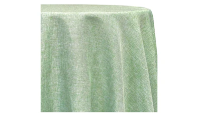 Light Sage Green Vintage Linen 120″ Round