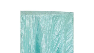 Tiffany Blue Lux Accordion Taffeta 132″ Round