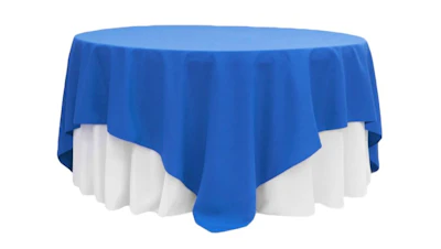 Royal Blue Polyester 90″ x 90″ Square Overlay