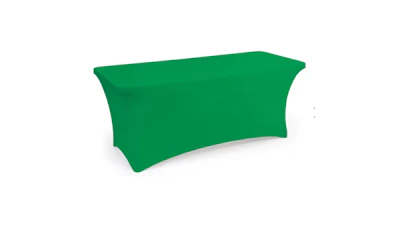 Kelly Green Spandex Table Cover 6ft Rectangle