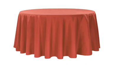 Rust Red (Economy) Lamour 120″ Round