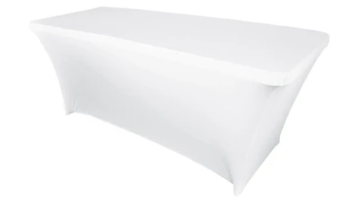 White Spandex – 6 FT Rectangle