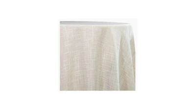 Ivory Panama Textured Linen 90″ x 156″ Rectangle