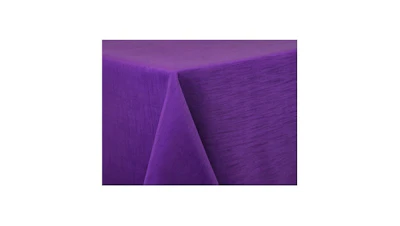 Purple Dupioni 132″ Round