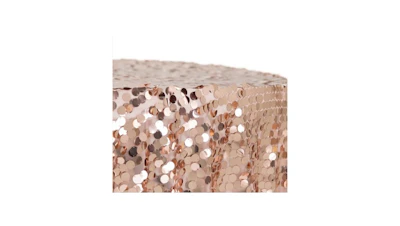 Rose Gold Payette 132″ Round
