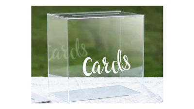 Acrylic Card Box 10in x 5.5in