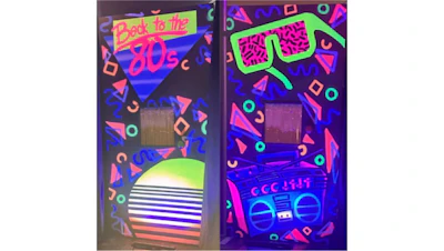 80’s Graphic Wall 8′ x 4′